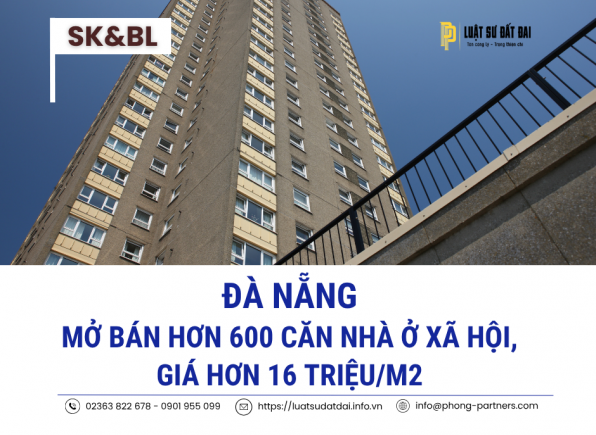 ĐÀ NẴNG MỞ BÁN HƠN 600 CĂN NHÀ Ở XÃ HỘI, GIÁ HƠN 16 TRIỆU/M2